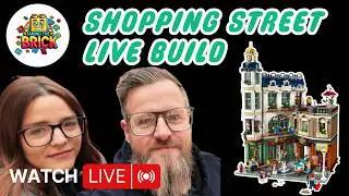 Lego Shopping Street - Live Build. Mr and Mrs L LIVE!!!