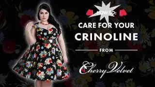 How to care for crinolines from Cherry Velvet