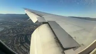 4K landing of Boeing 777 from Tokyo to San Francisco 