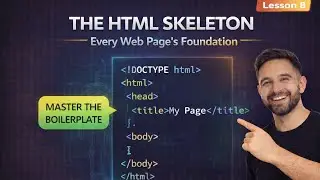 HTML Boilerplate Explained: The Basic Structure of Every Web Page (Full Stack Lesson 8)