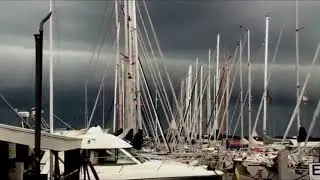 What is happening in the sky of Denmark! ⚠️ Scary dark clouds