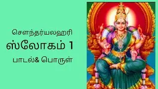 Sowndaryalahari Sloka 1 meaning Tamil Video #viralvideo#soundaryalahari #adishankaracharya#lalitha#