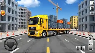 Construction Material Transportation  | Heavy Truck & Crane Simulator 2025 Gameplay&rdquo;