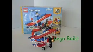 Lego Creator 3 in 1 Stunt Plane #1: 31076 | Stop Action Build (Reuploaded)