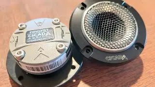 Эксклюзив от Cicada Audio! RR075T 1-дюймовый кольцевой радиатор, твитер в сборе с решеткой Harley Davidson CHDSGGT