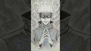 Рисуем Годжо!!!! #gojosatoru #jujutsukaisen #blackdragonmperor