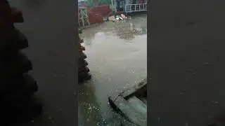 Allahabad ice rain
