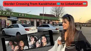 From Kazakhstan 🇰🇿 to Uzbekistan 🇺🇿 on Foot | Real Border Experience | Travel Vlogger | Marathi Vlog