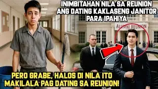 INIMBITAHAN NILA SA REUNION ANG DATING KAKLASENG JANITOR PARA IPAHIYAPERO GRABE, HALOS DI NILA ITO