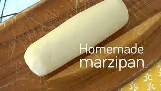 Homemade marzipan