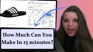 How Much Can You Make Manual Sourcing in 15 Minutes? | Amazon FBA For beginners 2024