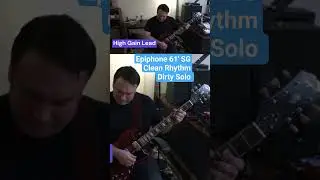 Epiphone 61' SG - clean then dirty