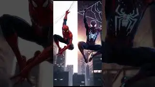 🕷️ Mirror Swing | Spider-Verse Style AI Short #MirrorSwing #SpiderVerse