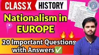 Class 10 History Chapter 1 | 20 Important Questions with Answers | Hand Written Notes 🔥| Sahil Sagar