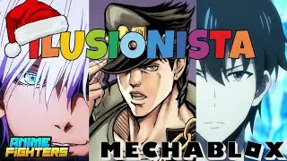 TESTE DE ILUSIONISTA DOS PERSONAGENS DE NATAL! ANIME FIGHTERS SIMULATOR!