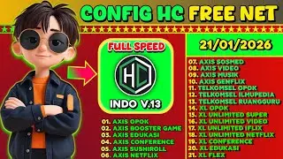 UPDATE || CONFIG HC AXIS | XL | TELKOMSEL INDOSAT HTTP CUSTOM VIP 21-01-2026