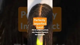 Perfectly Imperfect: Unretightened Sisterlocks On Fine/Thin Hair