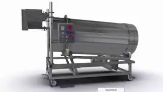 Vibration Powder Sprinkler｜Rotary Seasoning Drum 3D｜EXTERIOR 3D｜外觀展示｜Tsunghsing(TSHS)