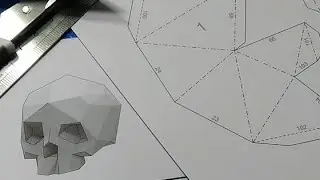 Calavera en Papercraft 💀: Paso a Paso Detallado PARTE 1 #craft #halloween #diademuertos