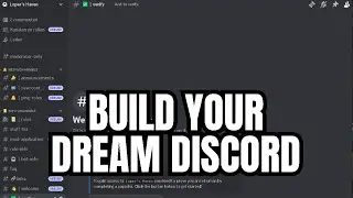 Build the PERFECT Discord for your gaming channel