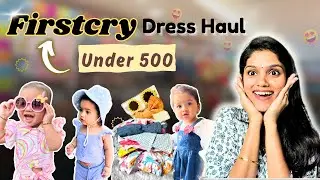 मनुचे ५०० रुपयाच्या आतले ड्रेसेस 👗👧| firstcry drees haul under 500₹ @BhaktiChede