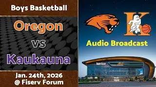 Boys Basketball @ Fiserv Forum: Oregon vs Kaukauna (Audio Broadcast) [1/24/26]