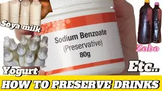 HOW TO PRESERVE COMMERCIAL YOGURT FOR MONTHS WITHOUT FRIDGE | HOW TO MAKE DRINKS FOR BUSINESS