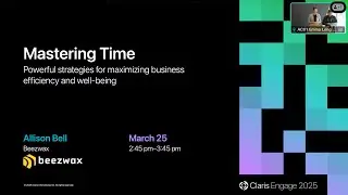 Day 1 [Bell A] Mastering Time: Powerful Strategies for Maximizing Business Efficiency & Well-Being