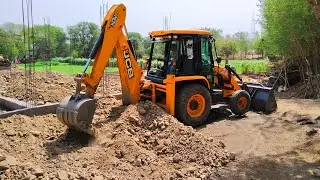 Home Filling Work From JCB Construction Work | JCB Live Filling Muram Home Construction work