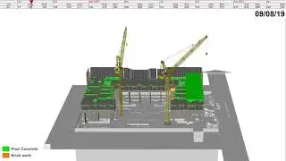4D Construction Sequence on Synchro