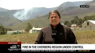 Fire under control in the Overberg Region
