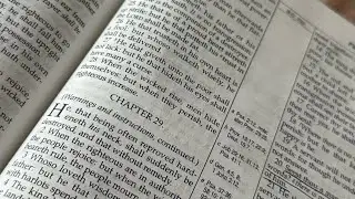 The Holy Bible : Reading of Proverbs 29 KJV : warning and instructions, continued