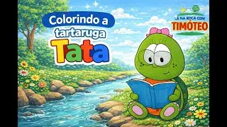 📚🐢 Colorindo a Tata | A Tartaruga Sábia da Turminha