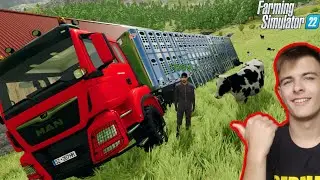 FRANCI MI JE PRIPELJAL POŠILJKO KRAV! (SLOVENSKA FARMA #58) [FS22 SLO]