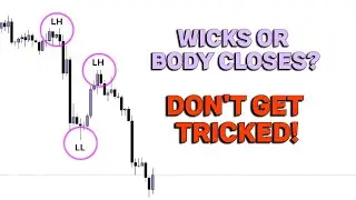 Wicks or Bodies ? (Market structure) Trading tips.