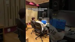 POV: When you are at studio with your friends #pov #onthewayrecords #shorts #edm #edmproducers