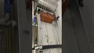 Candle wicking machine for wick waxing