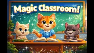 ⭐ Mama Cat&rsquo;s Magical Classroom 🐱✨ | Cute Disney-Style Kids Story