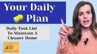 Easy Daily Cleaning Checklist | Build Muscle Memory in Just 5 Minutes a Day!