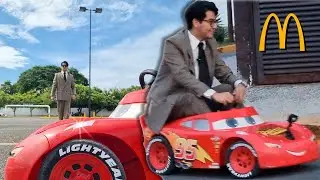 COMPRANDO en McDonald's en mi McQueen MONTABLE
