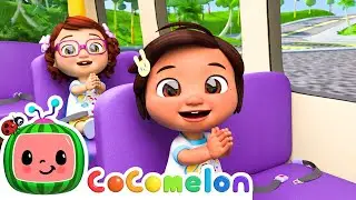 The Wheels on the Bus Go Round and Round | CoComelon 🍉 | Nursery Rhymes