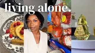 LIVING ALONE DIARIES | chill days in my life, aldi haul, cooking + more!