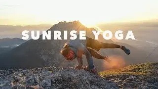 Sunrise yoga at Stodazinker I Austria