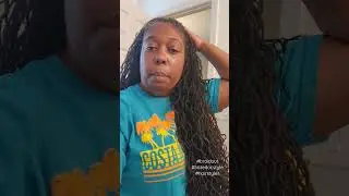 Braidout Results on my locs #hair #locjourney #naturalhair #hairstyle