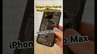 Spigen Ultra Hybrid MagSafe iPhone 16 Pro Max Zero One Black #iphone #apple #case #spigen