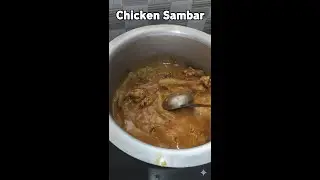 Chicken Sambar | simple & tasty  #cookingchannel #pvkcookingchannel #food #recipe #foodlover #shorts
