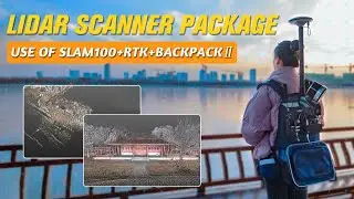 How to Use SLAM100 Handheld LiDAR Scanner with RTK & Backpack Package | Easier 3D Mobile Mapping