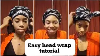 How To Wrap a Head Scarf | Easy Turban Style Tutorial for Beginners (Step by Step)