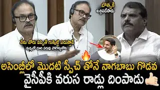 MLC Naga Babu First Powerful Speech In Assembly Council | Pawan Kalyan | Janasena Party | Sahithi Tv