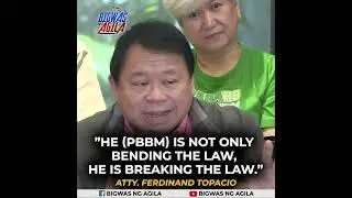 Pahayag ni Atty. Topacio kaugnay sa impeachment complaint vs PBBM